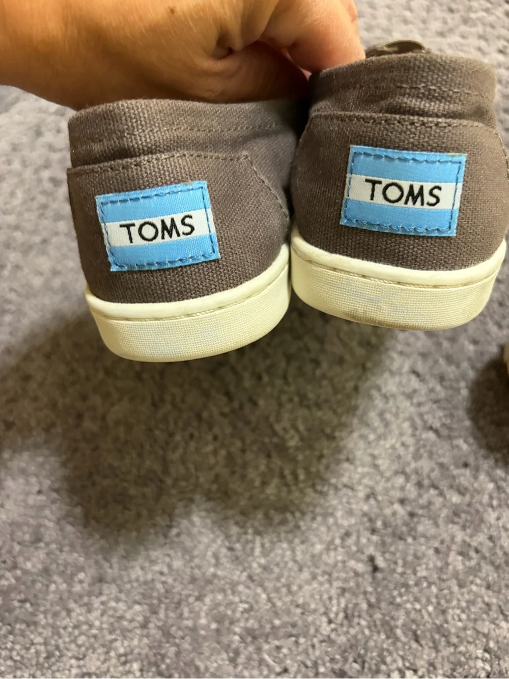 TOMS Women's Slip-On Canvas Moccasins in Brown